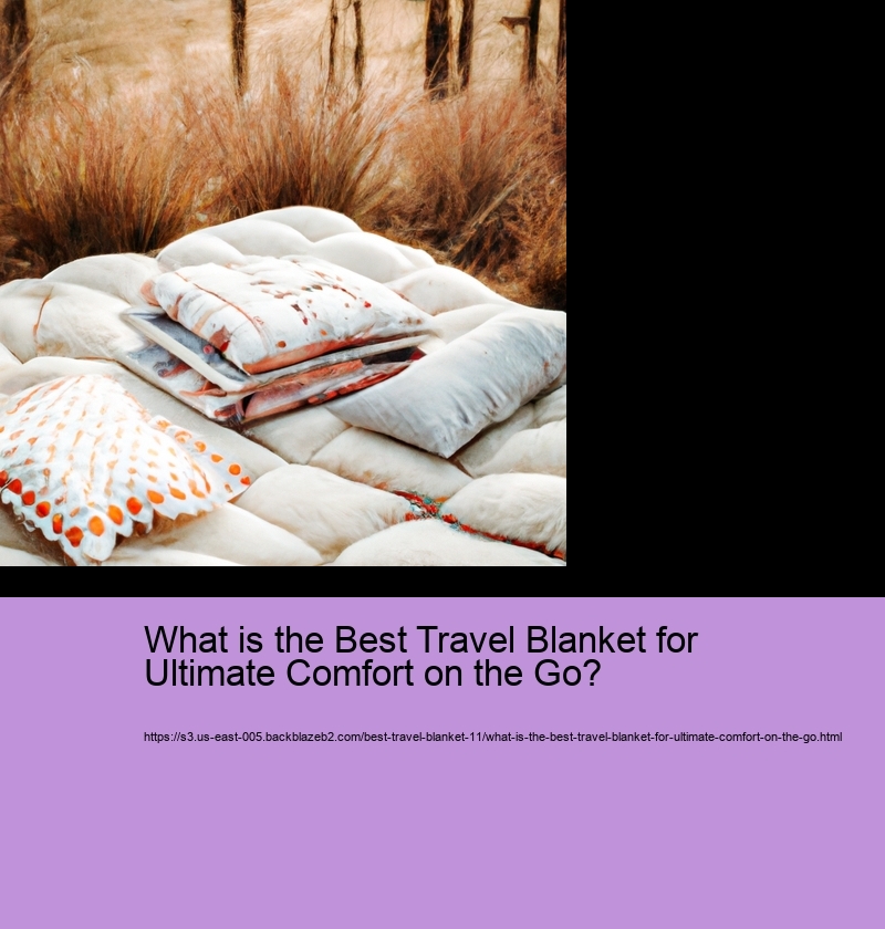 What is the Best Travel Blanket for Ultimate Comfort on the Go?