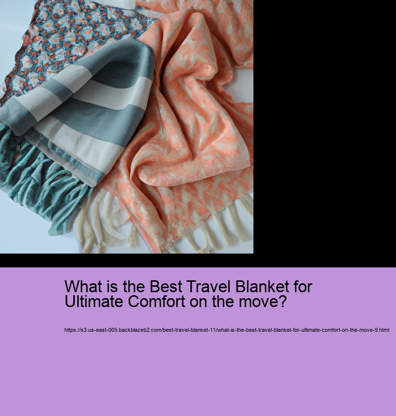 What is the Best Travel Blanket for Ultimate Comfort on the move?