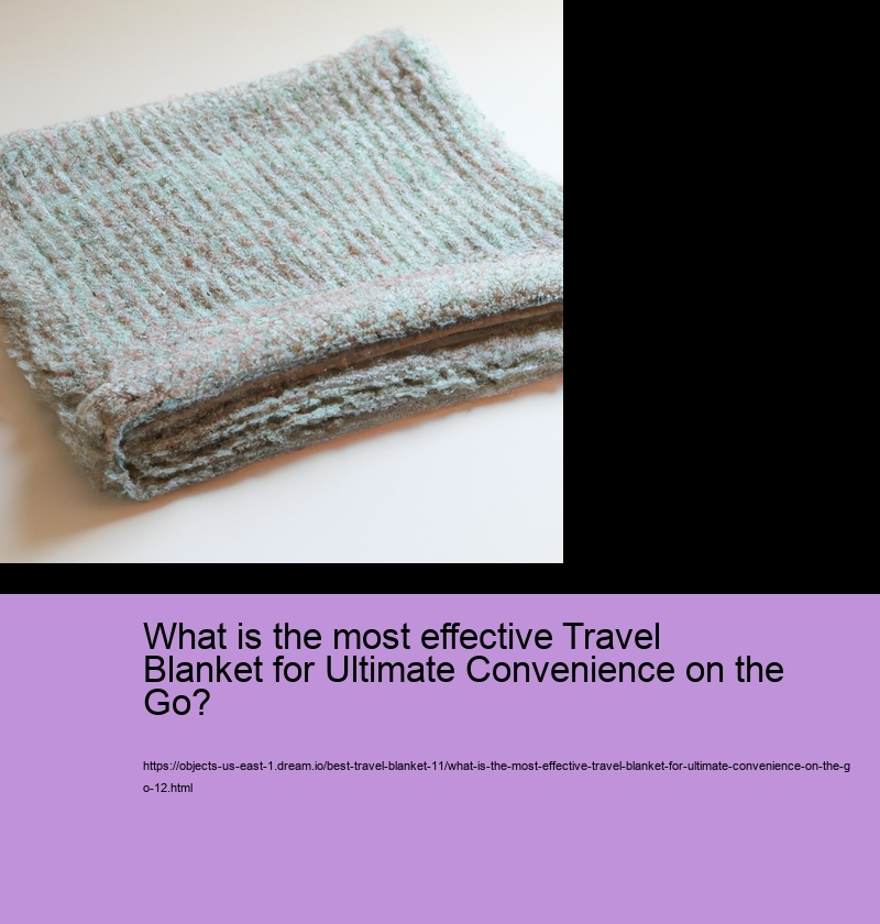 What is the most effective Travel Blanket for Ultimate Convenience on the Go?