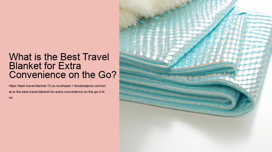 What is the Best Travel Blanket for Extra Convenience on the Go?