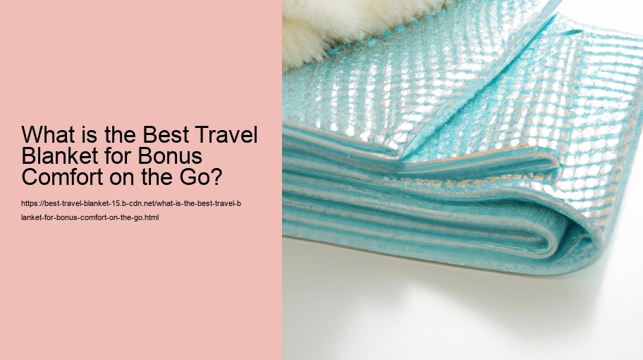 What is the Best Travel Blanket for Bonus Comfort on the Go?