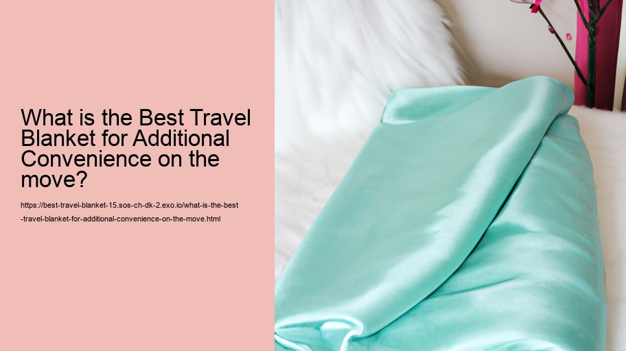 What is the Best Travel Blanket for Additional Convenience on the move?