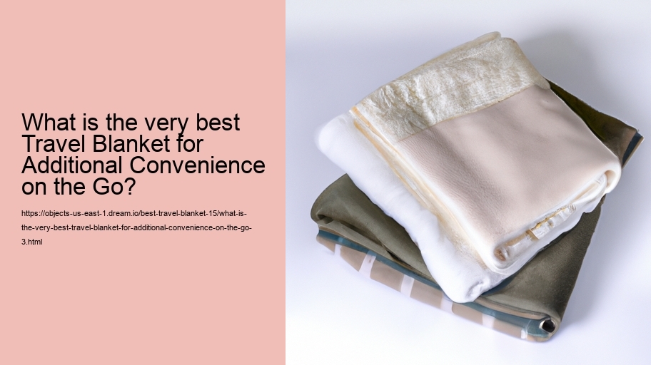 What is the very best Travel Blanket for Additional Convenience on the Go?
