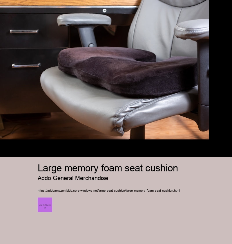 large memory foam seat cushion